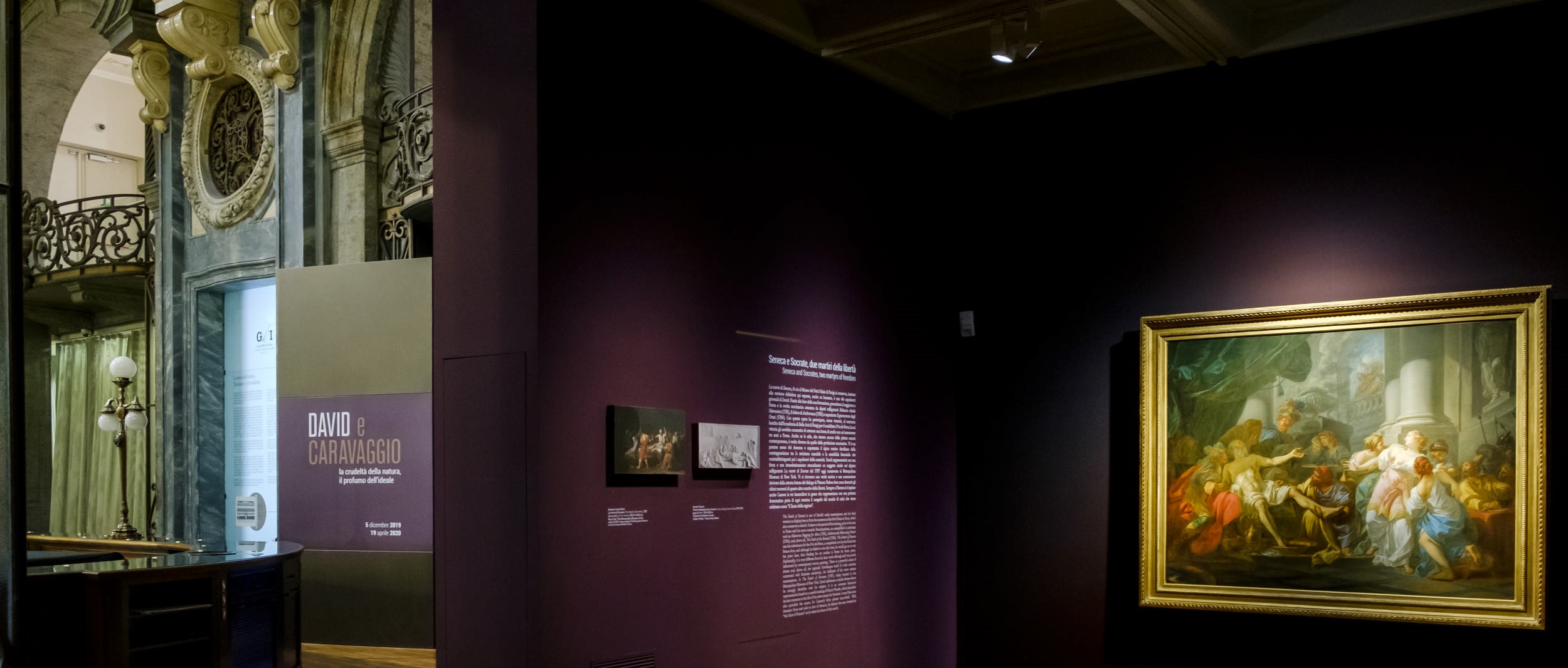 Immagine relativa al contenuto David e Caravaggio. La crudeltà della natura, il profumo dell'ideale